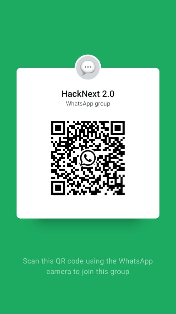 HackNext 2.0 WhatsApp Group QR Code